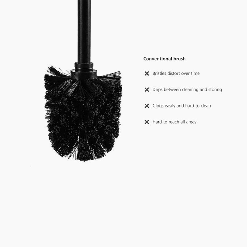 ชุดแปรงล้างสุขภัณฑ์พร้อมฐาน JOSEPH JOSEPH รุ่น FLEX 360 LITE สี BLACK N7000007_5